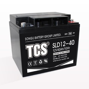 Batterie solaire à décharge profonde, batterie au plomb SLD12-40