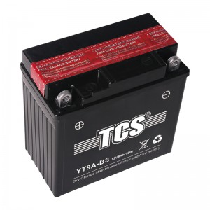 Batterie moto TCS VRLA chargée à sec YT9A-BS