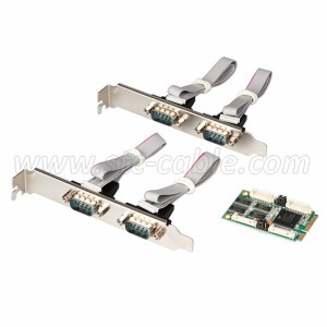 Mini PCIe to 4 ports RS232 serial Card