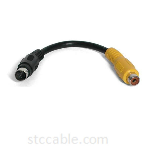 6-calowy kabel przejściowy S-Video na Composite Video