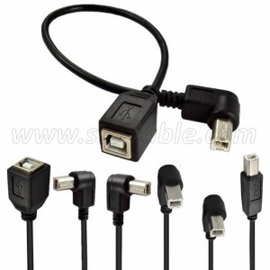 USB 2.0 printer scanner extension cable