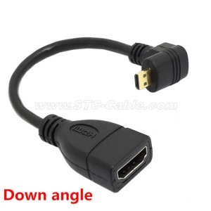 Left & Right & Up & Down Angled Micro HDMI Adapter Cable