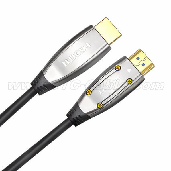 1m (3ft) Slim HDMI Cable with Locking Screw - 4K 60Hz HDR - High Speed HDMI  2.0 Monitor Cable with Locking Screw Connector for Secure Connection 