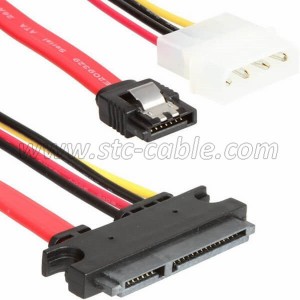 SATA 22 Pin to Data and Power combo cable for HDD