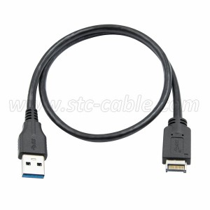 USB 3.0 Type-A Male to Type E Male Cable