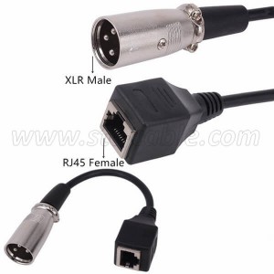 XLR 3P Male TO RJ45 Female cable