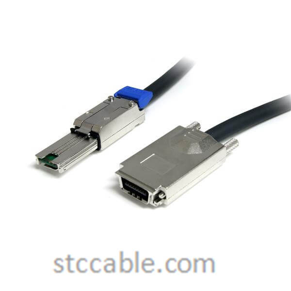 2m External Serial Attached SCSI SAS Cable – SFF-8470 to SFF-8088