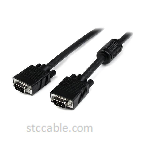 20 ft Coax High Resolution Monitor VGA Video Cable – HD15 to HD15 male to male