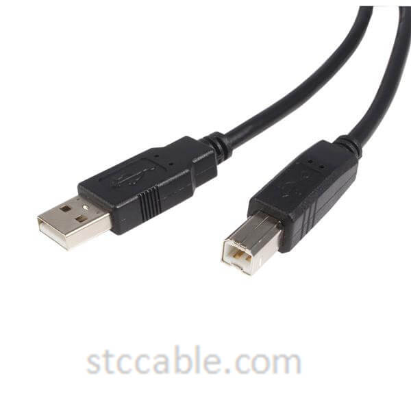 10 ft USB 2.0 Certified A to B Cable – male to male