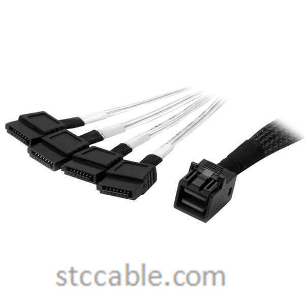 Internal Mini-SAS to SATA Cable – SFF-8643 to 4x SATA – 1 m