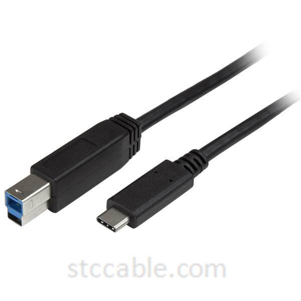 USB-C to USB-B Cable – Male to Male – 1m (3ft) – USB 3.0(5GB)