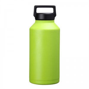 Sab saum toj Muag 1900ml Fitness Water Bottle Custom Designed Thermos Fwj
