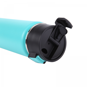 Вакуумна бутилка за вода с нов дизайн с дръжка