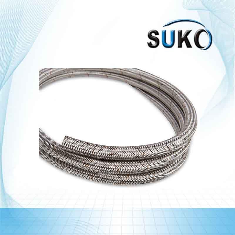PTFE Lined Stainless Steel Braided Hose / Tube / Pipe