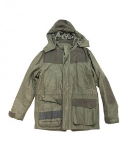 Waterproof fabric with membrane hunting jacket