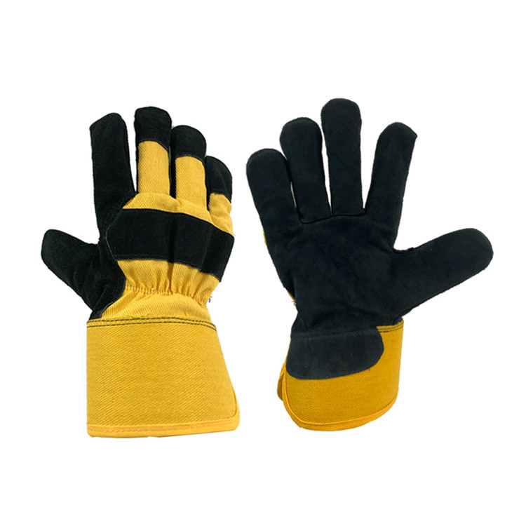 Защитни кожени работни ръкавици за мъже, градински ръкавици, такелажни ръкавици, строителни ръкавици