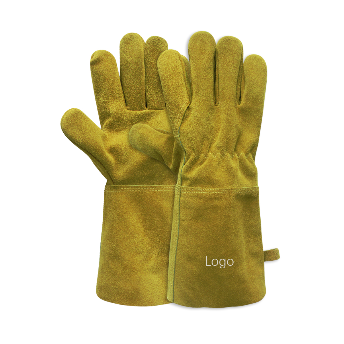 Mig Welding Welder Tig Gloves Guantes De Soldadura ምርት የላም ዊድ ቆዳ አዲስ የእሳት ማረጋገጫ