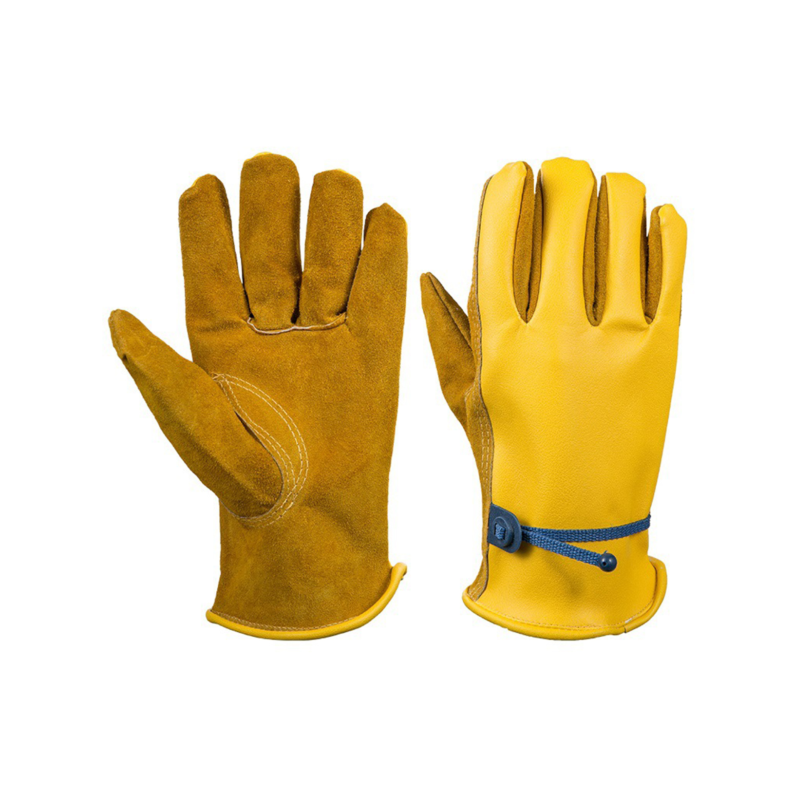 Προσαρμοσμένα δερμάτινα γάντια εργασίας, γάντια από δέρμα αγελάδας κηπουρική λουλούδια κοπή μοτοσικλέτας συγκόλληση ασφαλείας οδήγησης