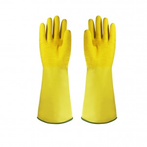 Mechanical protection safety working latex gloves heavy duty safety industry gloves