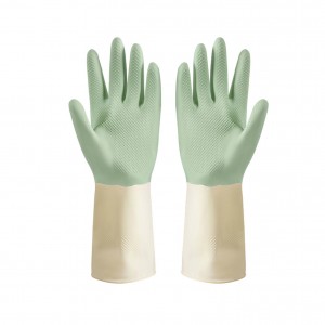 Gumové rukavice-bez latexu Kuchyňské čisticí rukavice Vodotěsné pro domácnost na mytí nádobí Velké