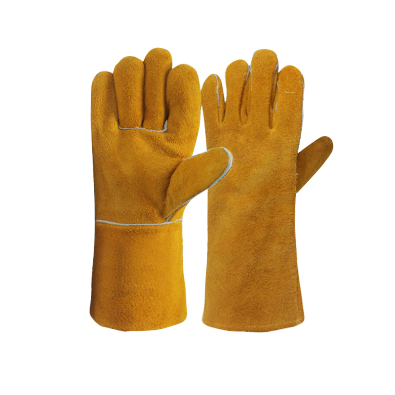 Кожне рукавице за заваривање Рукавице отпорне на топлоту/ватру