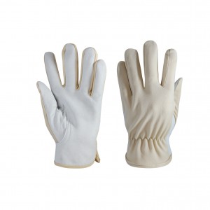 Sheepskin Leather Driver Gloves Garden Gloves, Truck Driving Work Gloves