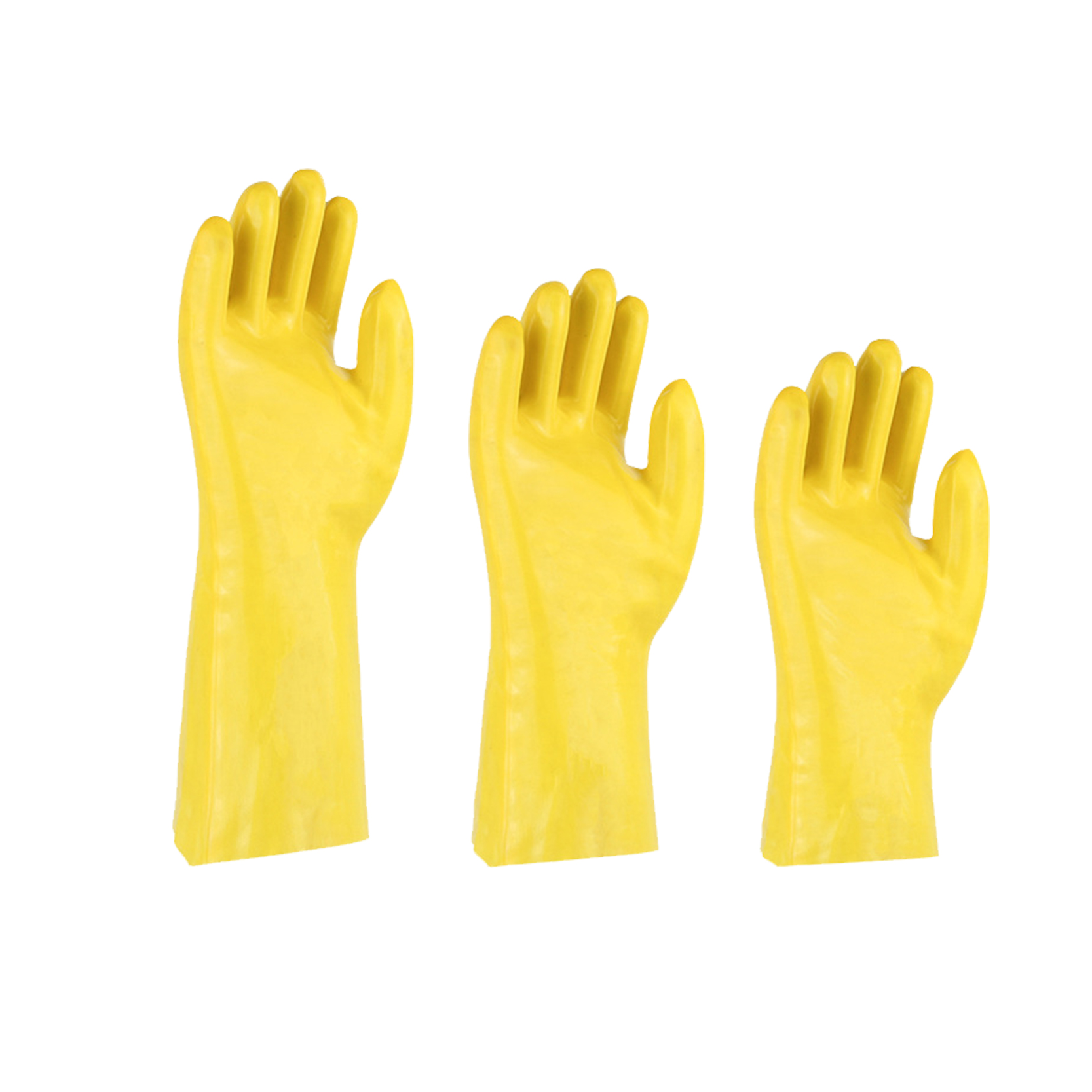 Chemikalienbeständige Handschuhe PVC-beschichtete Handschuhe
