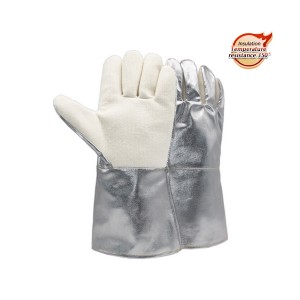 Extrem hitzebeständige 350-Grad-Handschuhe aus Aluminiumfolie von guter Qualität
