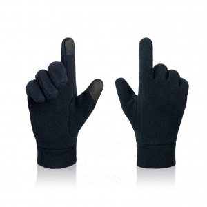 100% Polar Fleece Thermal Winter Hand Wears Gloves For Cold Weather Driving Hiking Snowing Running Cycling