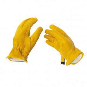I-Cow Split Leather Work Gloves Driver Gloves Multifunction Truck Warehouse Farm Men Women Outdoor Work Gloves