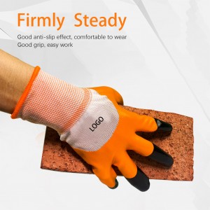 Индустриални ръкавици, устойчиви на рязане, защитени от нитрил-бутадиен каучук фолио