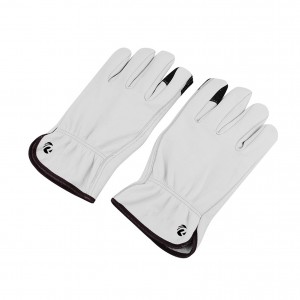ស្លាកសញ្ញាផ្ទាល់ខ្លួន Cow Grain Safety Leather Rigger Glove សម្រាប់ទាំងអ្នកបើកបរ និងឧស្សាហកម្ម