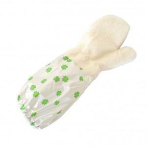 Նոր ժամանումներ Ապրանքներ Home Gadgets Բամբուկե մանրաթելից սպասք լվանալու ձեռնոցներ Երկարակյաց տնային աշխատանքների աման մաքրող ձեռնոցներ