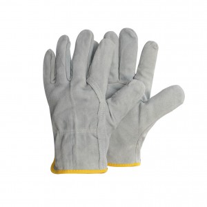 Мъжки работни ръкавици от подсилена телешка кожа Ръкавици за заваряване