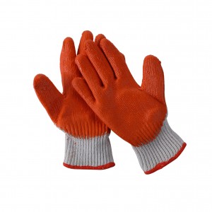 Latex Rubber Palm Coated Work Safety Gloves Mga Gloves sa Hardin