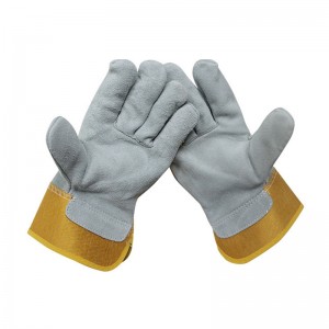 Cow Split Leather Working Gloves Welding Gloves Safety Gloves Hand Protection Rigger