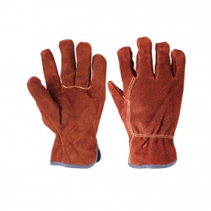 Gants d'assemblage de travail en cuir de haute qualité/gants de travail/gants de sécurité en cuir