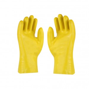 Хімічно стійкі рукавички Рукавички з ПВХ покриттям