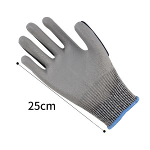Oilfield Mining Level 5 Cut Resistant Vibration Shock TPR Mechanic Impact Glove Anti Cut Glove