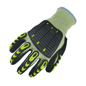 TPR sigurnosne mehaničke rukavice za zaštitu na naftnim poljima, industrijske zaštitne mehaničarske rukavice otporne na udarce