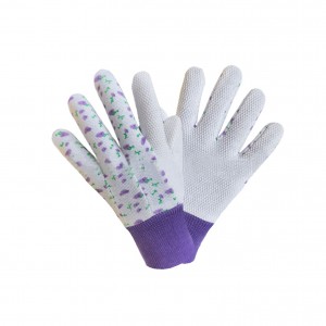 Záhradné pracovné rukavice s pvc bodkami na dlani, dámske rukavice cena