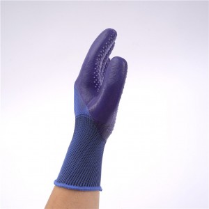 دستکش های کار سفارشی دستکش های ایمنی کار همه منظوره با روکش نقطه های پی وی سی