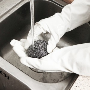 Γάντια από καουτσούκ νιτριλίου επαναχρησιμοποιήσιμα οικιακό καθάρισμα για πλύσιμο πιάτων κουζίνας