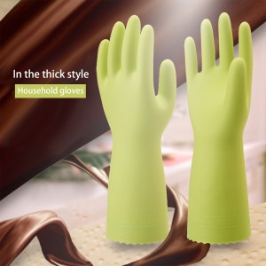 Gospodinjske rokavice za večkratno uporabo, PVC rokavice za pomivanje posode, brez podloge, z dolgimi rokavi, kuhinjske čistilne rokavice