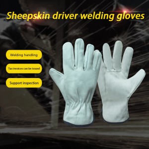 Skórzane rękawiczki z prawdziwej skóry owczej Premium Wodoodporne skórzane rękawice robocze