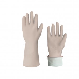 ໂຮງງານຜະລິດ Custom Color Reusable Guantes Household Flocklined Gloves Dishwashing