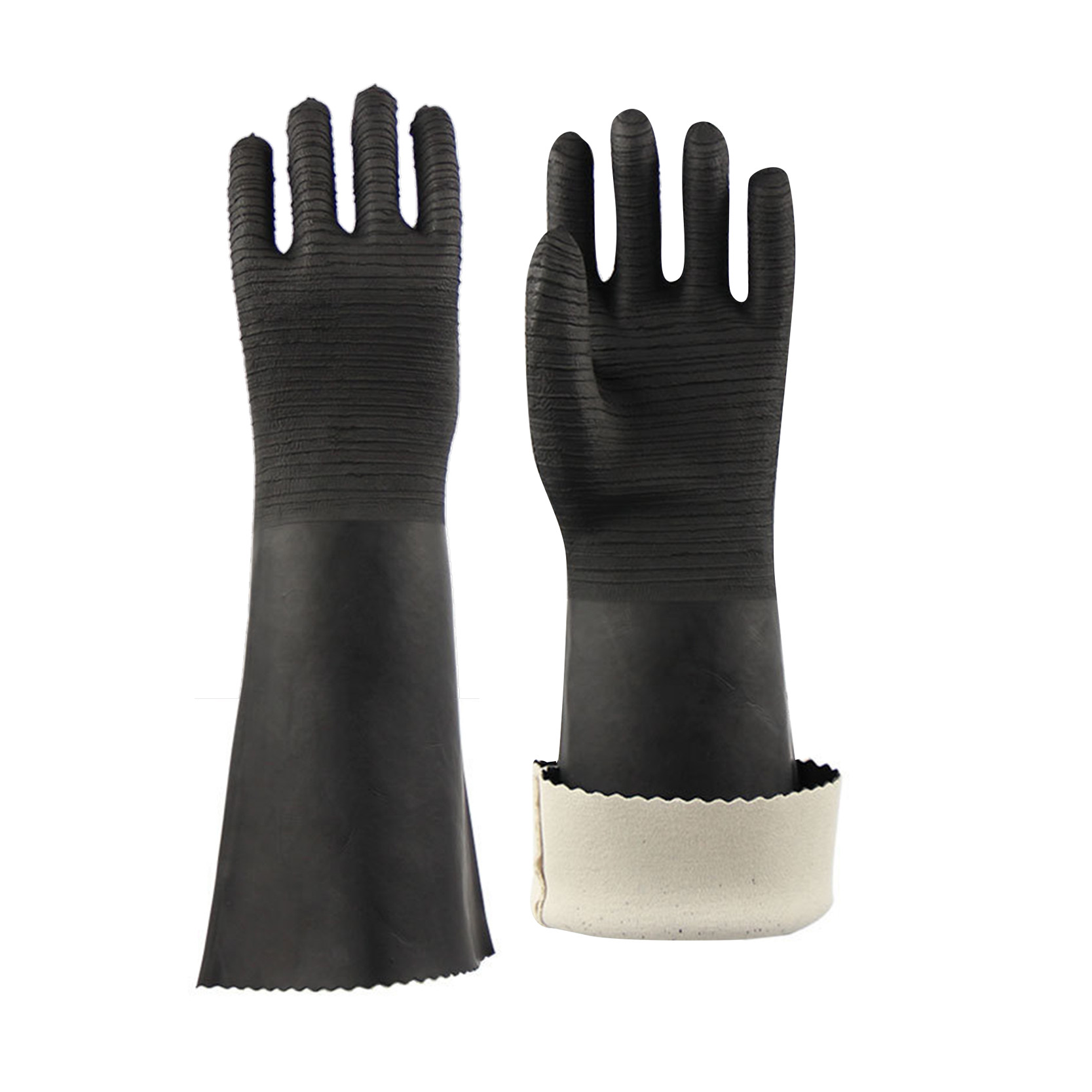 Устойчиви на химикали ръкавици, водоустойчиви почистващи защитни работни ръкавици за многократна употреба