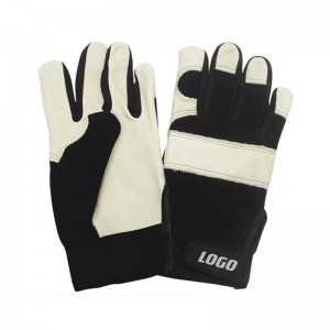 Leather Work Gloves para sa Paghahalaman/Paggupit/Paggawa/Bukid/Motorsiklo, Lalaki at Babae