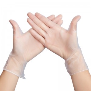 Jednorazové PVC vinylové vyšetrovacie rukavice