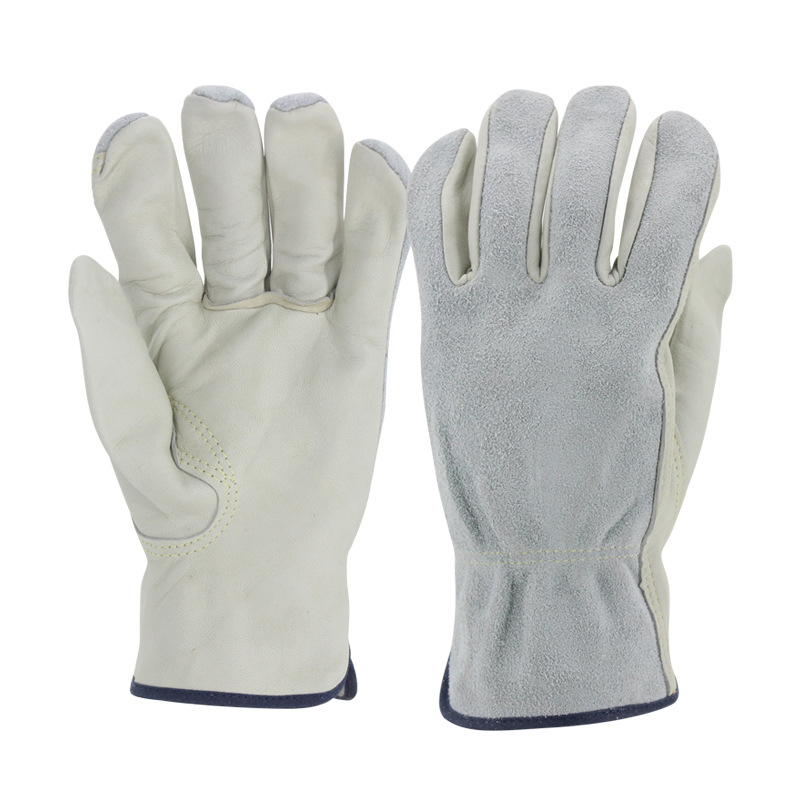 Висококачествени предпазни ръкавици за водач от телешка кожа